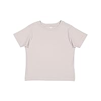 Rabbit Skins 100% Cotton Toddler Fine Jersey T Shirt- Over 30 Colors Offered by Little Cutie Boutique Silver