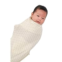 Konny Newborn Swaddle Pouch | Soft & Breathable Baby Sleepwear(0-3 Months) | Swaddles for Newborns, Nursery Swaddling Blankets (Wine Dot)