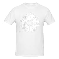 Badflower Men's Short Sleeve T-Shirt Print Graphic Outdoor T Shirts Tee Shirts Cotton Black