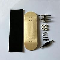Durable Wood Basic Complete Wooden Fingerboard Finger Skateboard Bearings Nuts Handmade Toy Kit 32MM