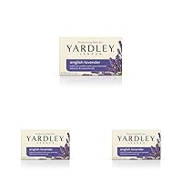 London English Lavender Naturally Moisturizing Bath Bar, 4.25 ounce (Pack of 3)