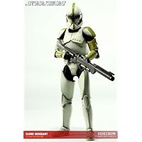 Militaries of Star Wars 12 Inch Deluxe Action Figure Clone Trooper Sergeant Phase 1