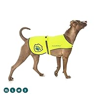 Reflective Dog Coat for Safety – Ideal Dog Vest for High-Visibility When Walking, Jogging or Training – Sizes to Fit Small, Medium, Large Breeds 16-130 lbs (X-Large)