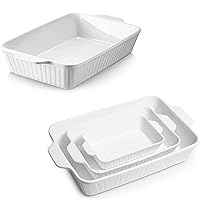 DOWAN 13'' baking dish & Baking Dish Set of 3 (13''/10.3''/7.4'')