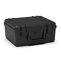 Ant Mag Waterproof Hard Case with Customizable Foam Portable for Camera, Drone, Equipment, Tools, Protective Travel Case for Storage, Carrying, Exterior Size 11 * 9.5 * 5.1inches, Black