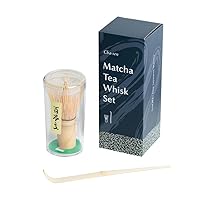 Japanese Bamboo Whisk (Chasen) Matcha Set for Traditional Matcha Tea Preparation by Naoki Matcha