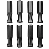 CROWN Set of 8 Quality Replacement Octagonal Standard Foosball Handles - Fits Most Foosball Rods!