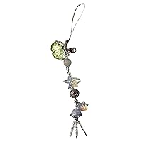 Jellyfish Star Pendant Keychain Phone Strap Lanyard Tassels Keyring Strap Backpack Charm Car Keys Decoration