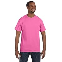 Hanes Men's 6 oz. Authentic-T T-Shirt 4XL Pink