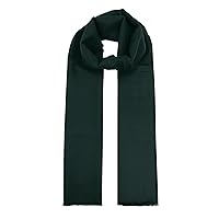 Jacob Alexander Men's Solid Color Woven Viscose Scarf