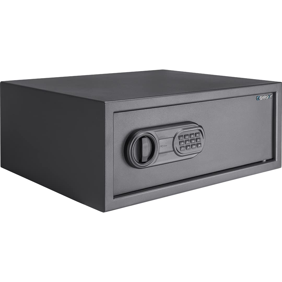Barska WardenLight Mini LED Digital Keypad Safe Security Lock Box for Home & Office