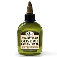 Premium Natural Hair Oil - Olive Oil 2.5ounce (3-Pack)