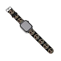 Psychedelic Peace Sign Silicone Strap Sports Watch Bands Soft Watch Replacement Strap for Women Men