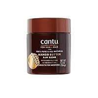 Cantu Skin Therapy Hydrating Raw Blends Body Butter Mango Butter Shea Butter and Coconut Oil, 5.5 Ounce