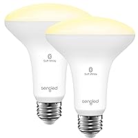 Sengled Alexa Light Bulb, BR30, S1 Auto Pairing with Alexa Devices, Smart Flood Light Bulb That Work with Alexa, Warm Light Bulbs, E26, Led Lights, 65W Equivalent Recessed, No Hub Required, 2-Pack