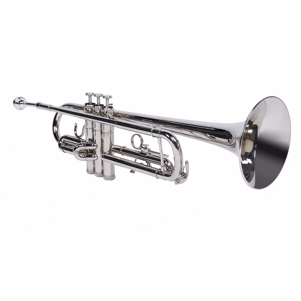  Kcelarec Brass Standard B Trumpet Instrument with Case