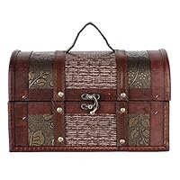 AN207 Watch Gift Box Vintage Wooden European Style Jewelry Organizer Storage Box for Home Shop Bar Watch Case Small Jewelry
