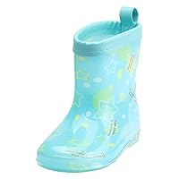 Neoprene Winter Boots Girls Short Rain Boots For Toddler Easy On Lightweight Heel Booties for Kids