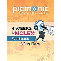 4 Weeks to NCLEX® Workbook & Study Planner: Nursing Mnemonic Visual Learning Resource by Picmonic 4 Weeks to NCLEX® Workbook & Study Planner: Nursing Mnemonic Visual Learning Resource by Picmonic Paperback