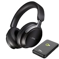 Bose QuietComfort Ultra Wireless Noise Cancelling Headphones with Spatial Audio, Over-The-Ear Headphones with Mic, Up to 24 Hours of Battery Life (QuietComfort Ultra, Black)