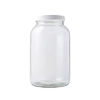 FastRack 1 Gallon Glass Widemouth Jar, Clear