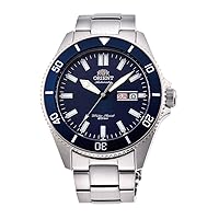 Orient Mens Analogue Automatic Watch with Stainless Steel Strap RA-AA0009L19B, Blue, Default Title, Bracelet