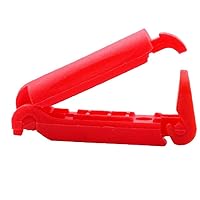 Slip-Resistant Clip Car Seat Safety Belt Fixing Clip Car Seat Anti Escape Harness Clip for All Child Mostly Car Safety Seat, Red, 88*22mm