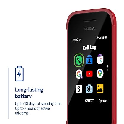 Nokia 2780 Flip | Unlocked | Verizon, AT&T, T-Mobile | Red