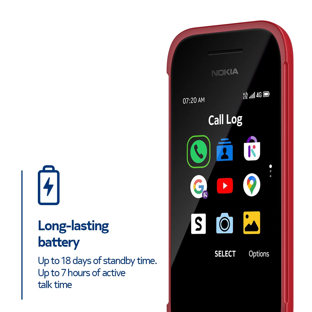 Nokia 2780 Flip | Unlocked | Verizon, AT&T, T-Mobile | Red