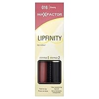Coty 2 x Max Factor Lipfinity Lipstick Two Step New In Box - 016 Glowing