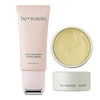 bewants Cica Collagen Lifting Cream(1.7 fl oz) and Collagen Eye gel patch (60 patches)