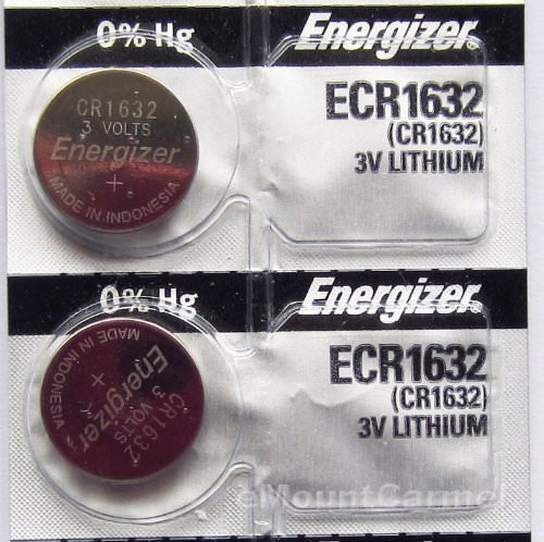 Energizer CR1632 Lithium Battery 3V (2 Batteries)