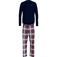 Men's Woven Longsleeved Pyjama Set, Multicoloured