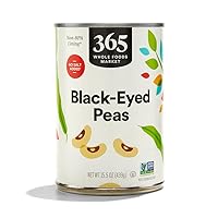 365 by Whole Foods Market, Peas Black Eyed No Salt Added, 15.5 Ounce