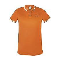 Polo shirt, dry fit, orange, for men, size XL