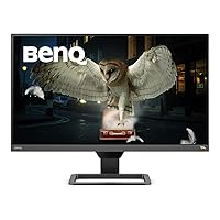 BenQ EW2780Q IPS Entertainment Monitor with HDMI connectivity HDR Eye-Care Integrated Speakers and Custom Audio Modes, Black, 27