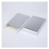 LPHZ914 10pcs/Gift Box Name Card mask Skin Care Cosmetics Box Exquisite Wedding Gift Candy Box Color Box Gifts (Color : Silver, Gift Box Size : 12.8x3x18.8cm)