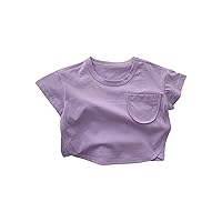Swing Tops for Girls and Girls Loose Casual Short Sleeve T Shirt Top Baby Girl Undershirts