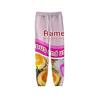 Ramen Fun 3D Design Boys' Sweatpants with Big Pockets