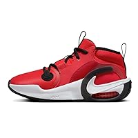 Nike Air Zoom Crossover 2 Big Kids' Basketball Shoes (FB2689-601, University RED/White-Black-Gym RED) Size 3