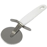 Chef Craft Select Stainless Steel Pizza Cutter, 8 inches in length 2.5 inch blade diameter, White