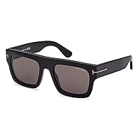 Tom Ford FAUSTO FT 0711-N Matte Black/Smoke 53/20/145 unisex Sunglasses