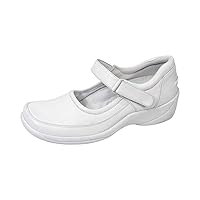 Nicole Women's Wide Width Cushioned Leather Mary Jane Shoes