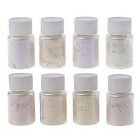 8 Color ColorShift Pearl Pigment for Aurora Resin Pigment Mica Polarized Pearlescent Pigment Kit Jewelry Making Pearl Pigment Powder for Wax Melts