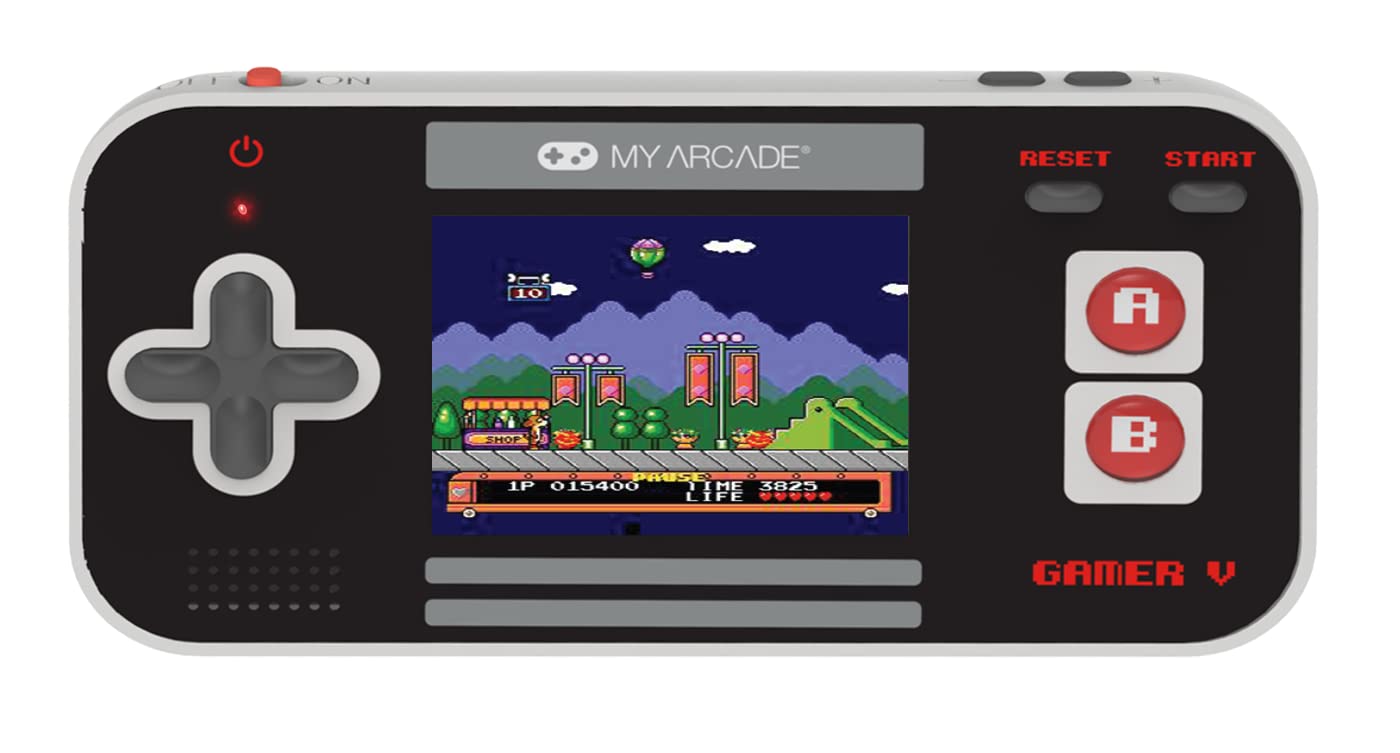 My Arcade Gamer V Classic-Red: Portable Gaming System with 220 Games, 2.5