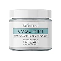 Remineralizing Tooth Powder | Fluoride-Free Formula with Hydroxyapatite | Natural Cavity Prevention & Remineralization | Safe & Natural Ingredients | Cool Mint Flavor