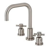 Kingston Brass FSC8938DX Concord Widespread Bathroom Faucet, Brushed Nickel