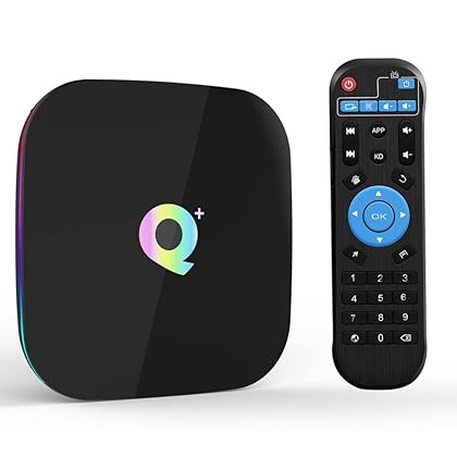 Android TV Box 10.0, 4GB RAM 64GB ROM Android Box, Q Plus Android Box H616 Quad-core WiFi 2.4GHz Support 6K H.265 HD 2.0 Ethernet Smart TV Box