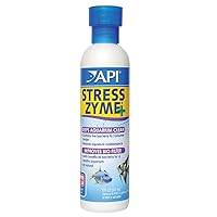 API STRESS ZYME Bacterial cleaner, Freshwater and Saltwater Aquarium Water Cleaning Solution, 8 oz