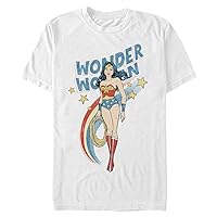 Warner Brothers Men's Big & Tall Retro Wonder Woman T-Shirt